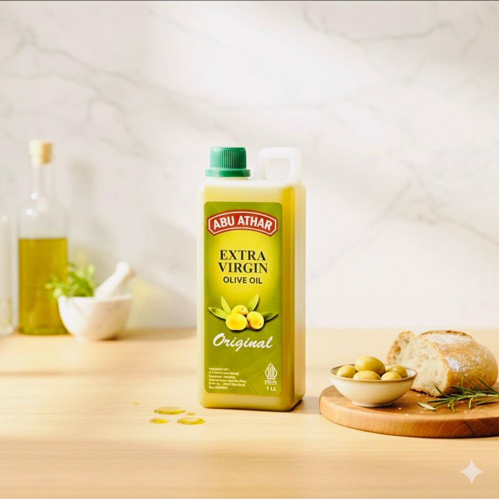 MINYAK ZAITUN EXTRA VIRGIN OIL 1 LITER  ASLI ORIGIBAL TERBAIK