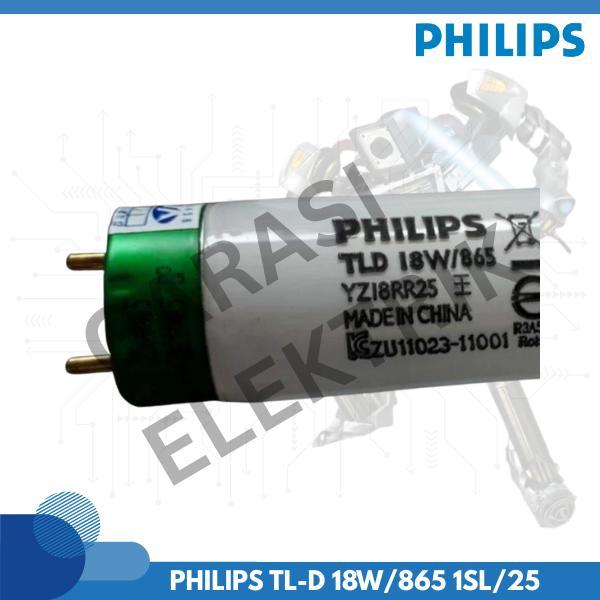 PHILIPS TL-D 18W/865 1SL/25 lampu neon original