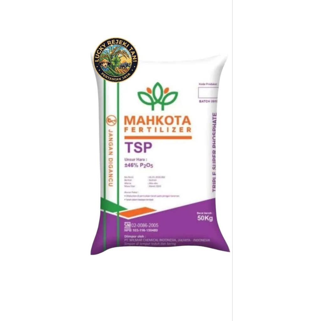 Pupuk TSP Mahkota Original 50 kg