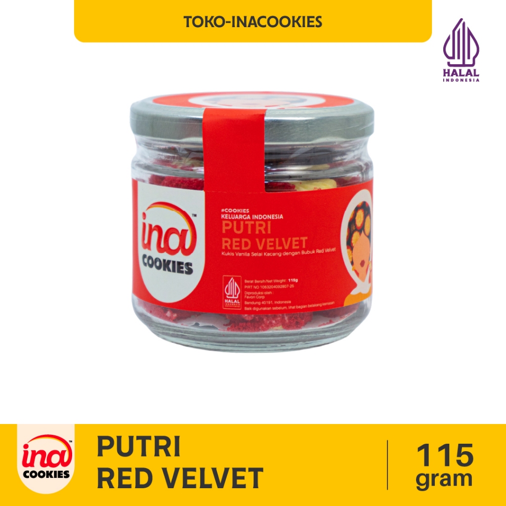 [SEMUA VARIAN MANIS JAR] Kue Kering Lebaran Ina Cookies Toples Jar Kaca Manis