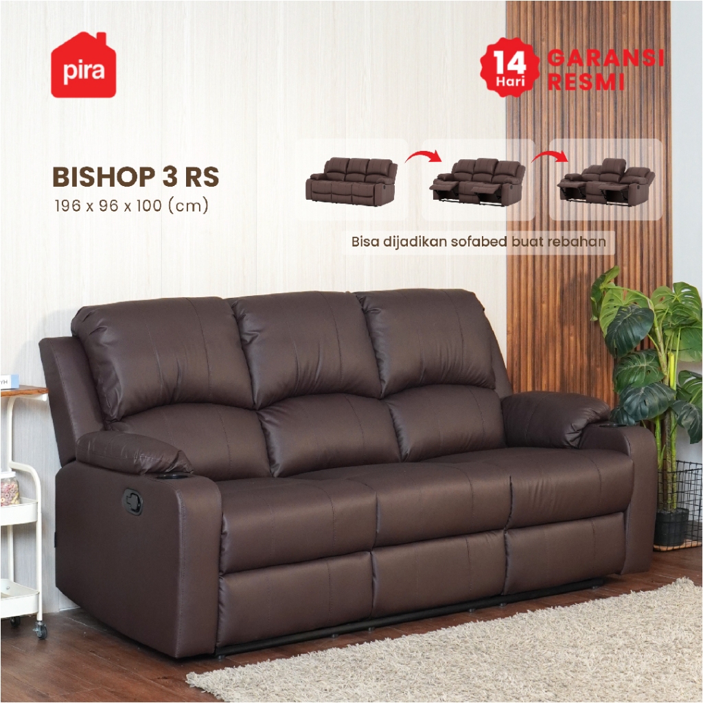 Pira - Bishop 3 RS Sofa Recliner / Sofa 3 Seat