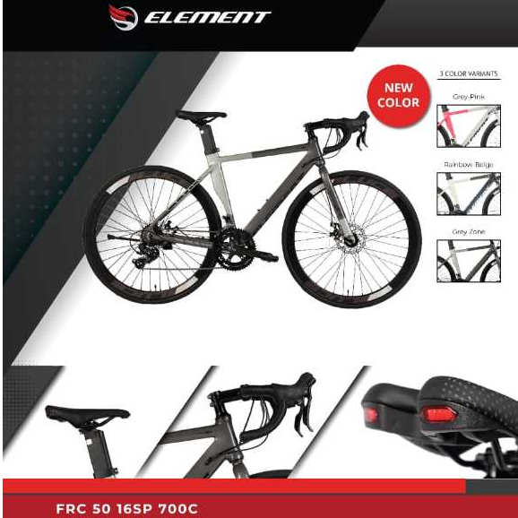 ELEMENT ROADBIKE FRC 50 Sepeda balap 2x8 speed shimano sora crank hollowtech