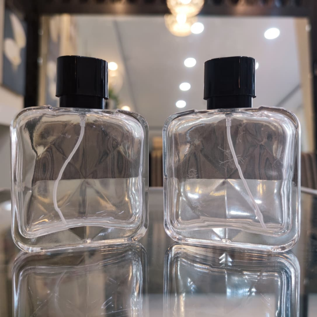[ Botol ] JEANY 100 ML | Botol parfum kosong drat spray putar kaca ( pcs )