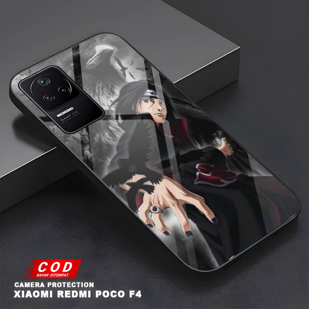 Casing Kilau Kaca Glass Glossy Untuk Tipe Hp POCO F4 POCO F1 POCO F3 POCO F5 POCO F6 POCO F7 Terbaru