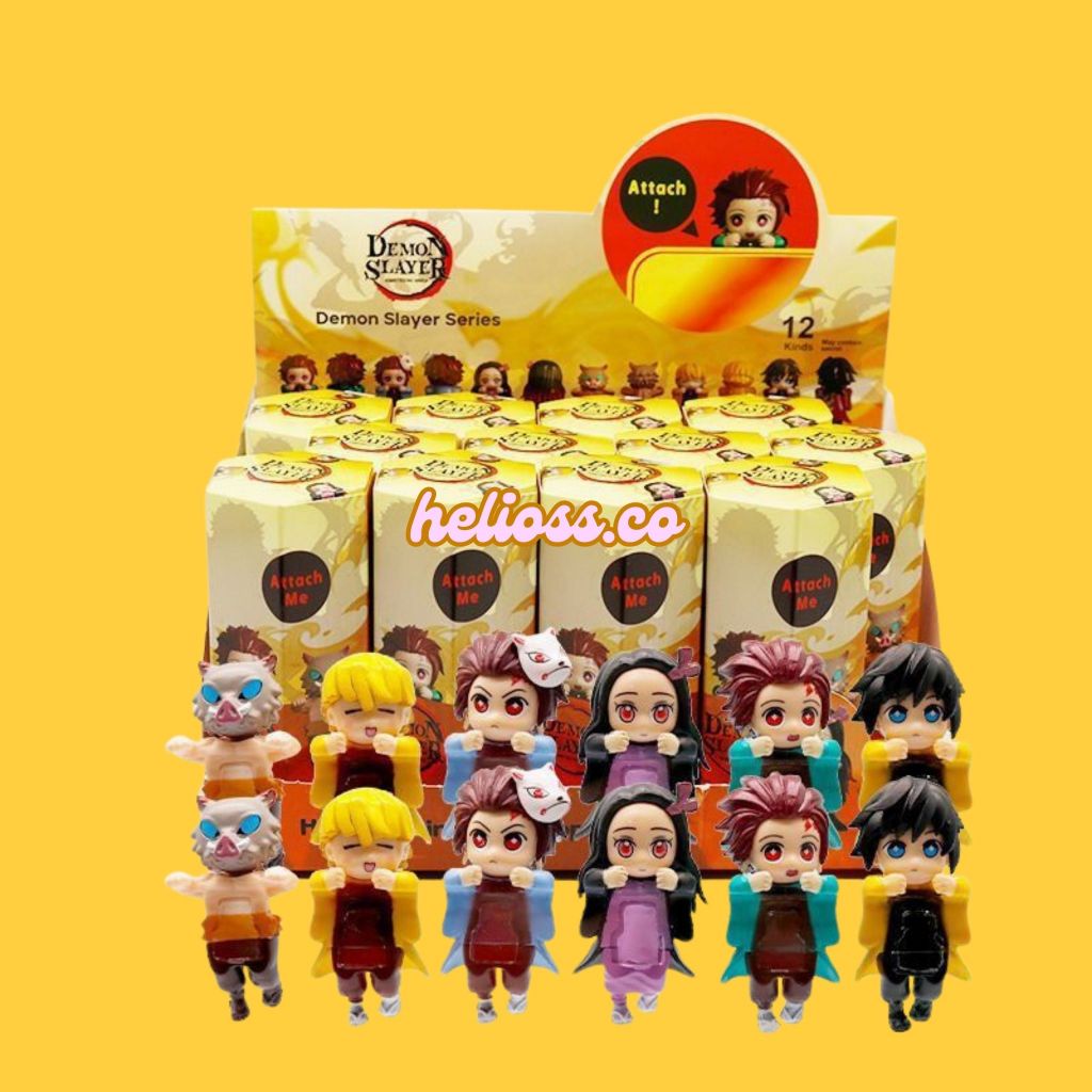 HIPPERS DEMON SLAYER KIMETSU NO YAIBA BLIND BOX DEKORASI TEMPELAN HP TERMURAH PONSEL