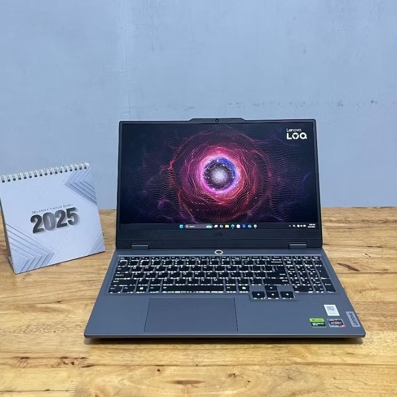 LAPTOP GAMIING LENOVO LOQ 15-ARP9 | AMD RYZEN 7 RAM 12 GB SSD 512GB RTX 4060 | BERGARANSI