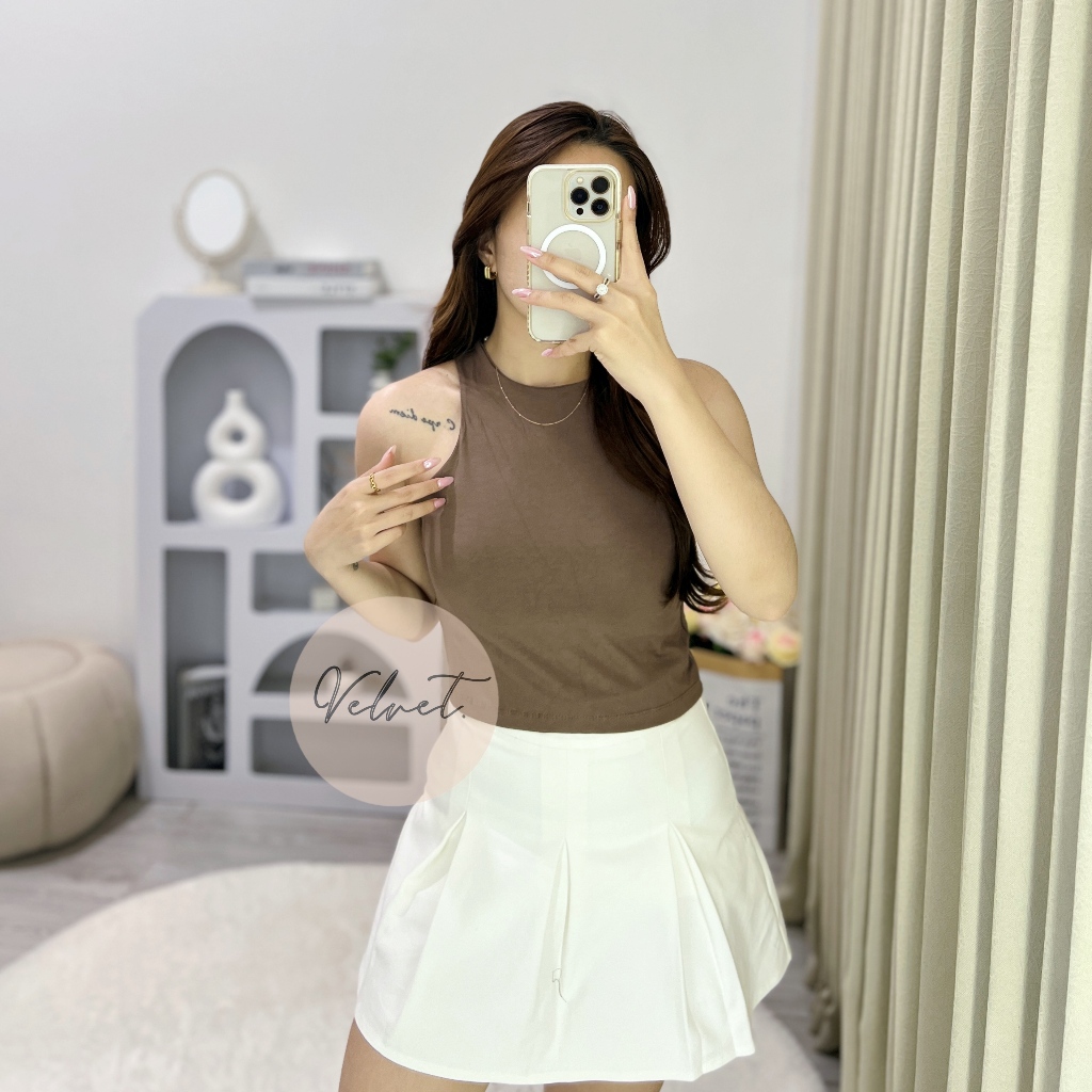 Tanktop Halter Neck Polos / Korean Halter Tank 6320