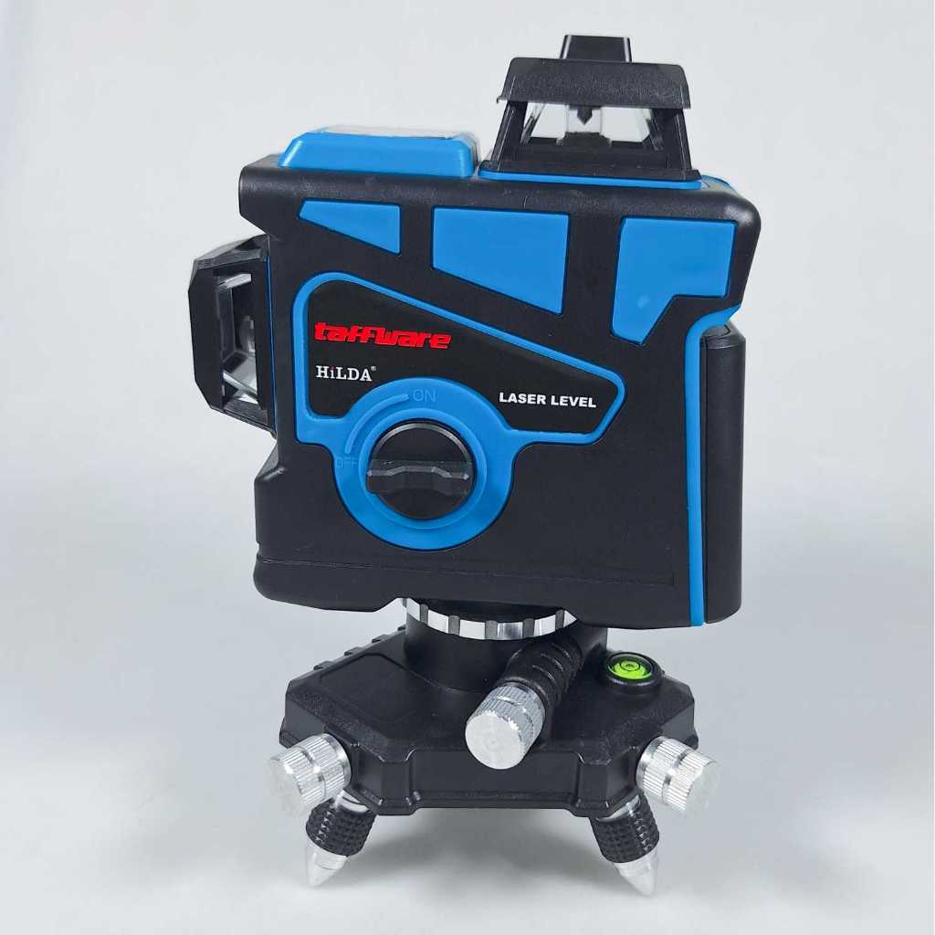 HILDA TAFFWARE Laser LEVELING PENGUKUR 3D WATERPASS LASER High Precision 12 Line + TRIPOD