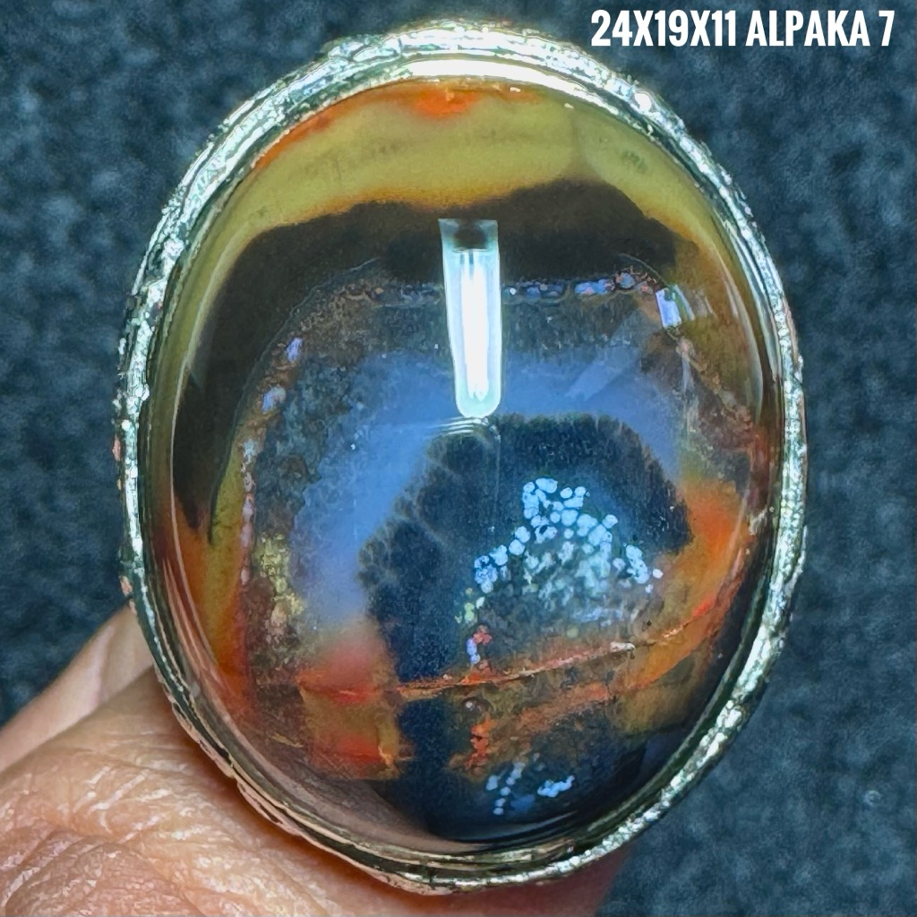 Cincin Batu Akik Natural Sulaiman Ginggang