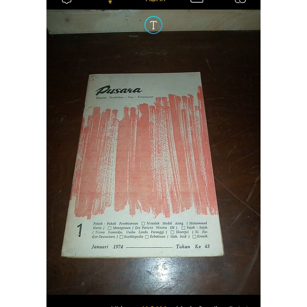 Buku Majalah PUSARA Jan 1974