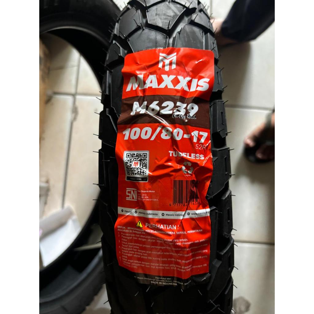 ban luar MAXXIS M6239 SEMI TRAIL 100/80-17 TUBELESS