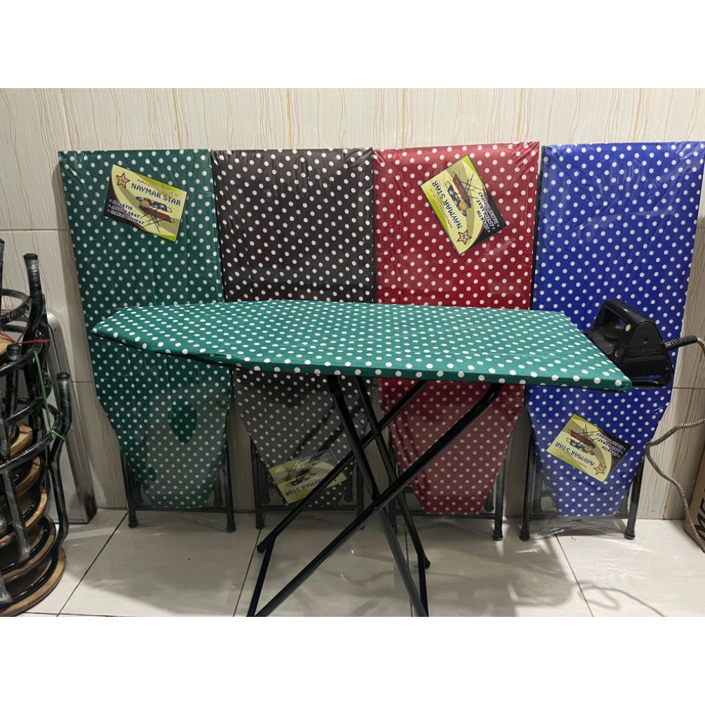 meja setrika lipat meja setrika berdiri / duduk / alas setrika