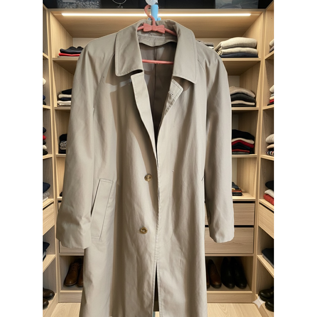 Preloved Classic Mac Coat / Trench Coat Pria Wanita