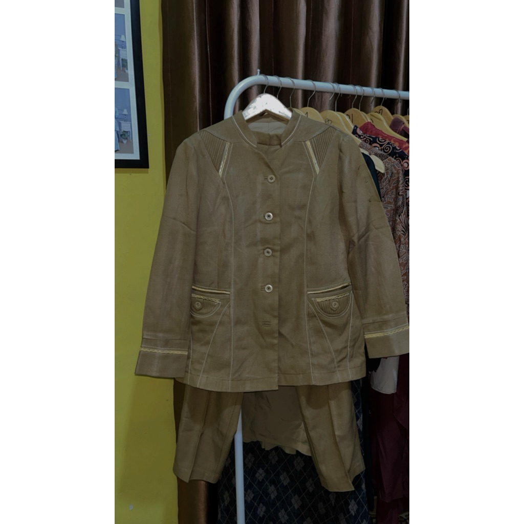 Preloved set celana seragam pemda | seragam dinas pemda | seragam kantor pemda