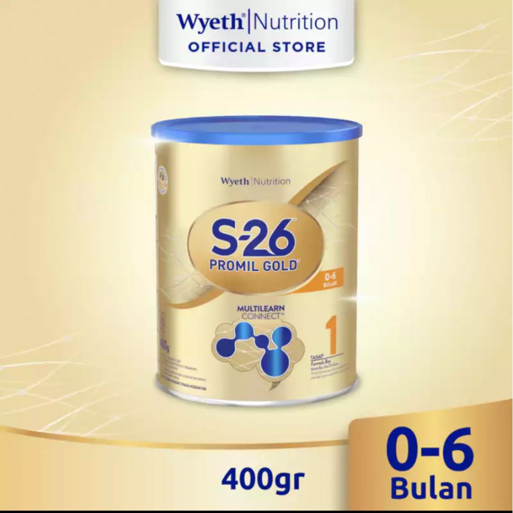 susu formula S26 promil gold 0-6 bulan 400 gram