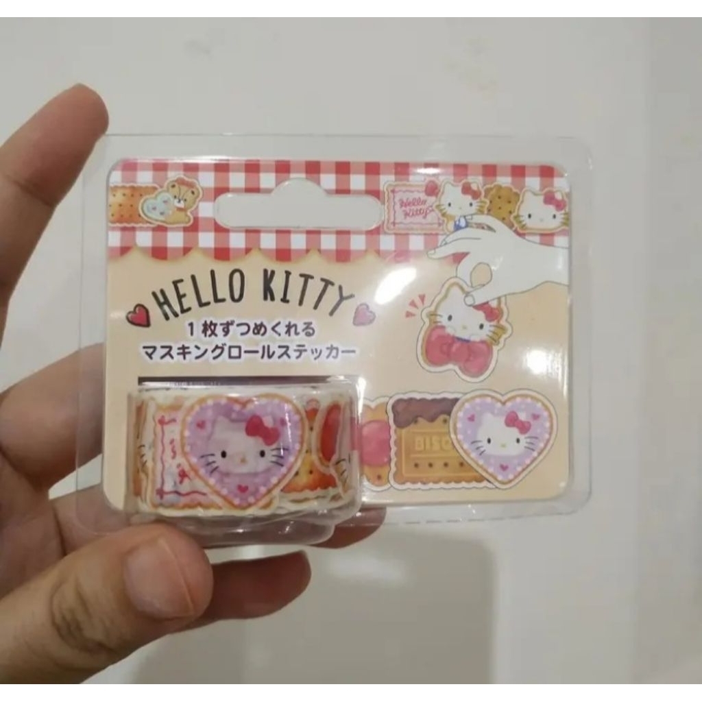 sanrio roll sticker washi tape hello kitty
