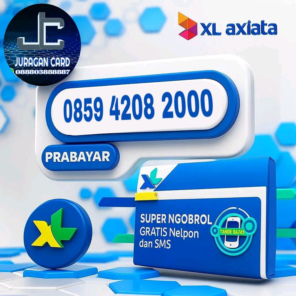 nomor cantik XL Axiata seri tahun langka auto 2000 promo