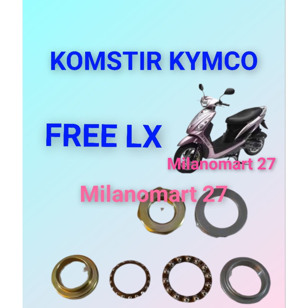 komstir kymco free LX kones headset komfork sepeda motor kymco LX