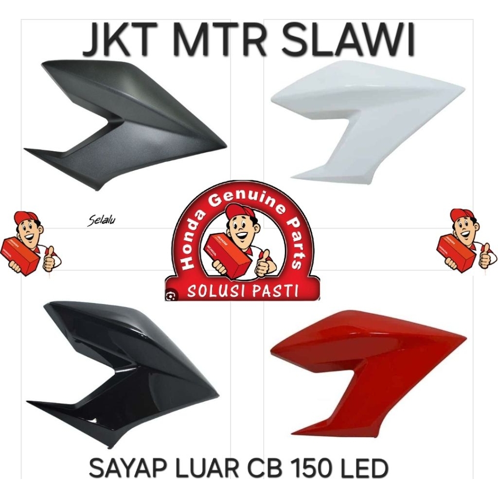 50260-K15-920(Kanan) ; 50265-K15-920 (Kiri) Cover sayap kupingan tangki, sayap tanki, sayap tangki,c