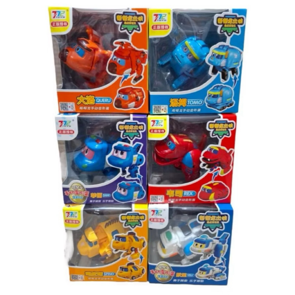 Mainan Anak GOGO DINO / GOGO DINO Robot Transformer Petualangan Dino Robot