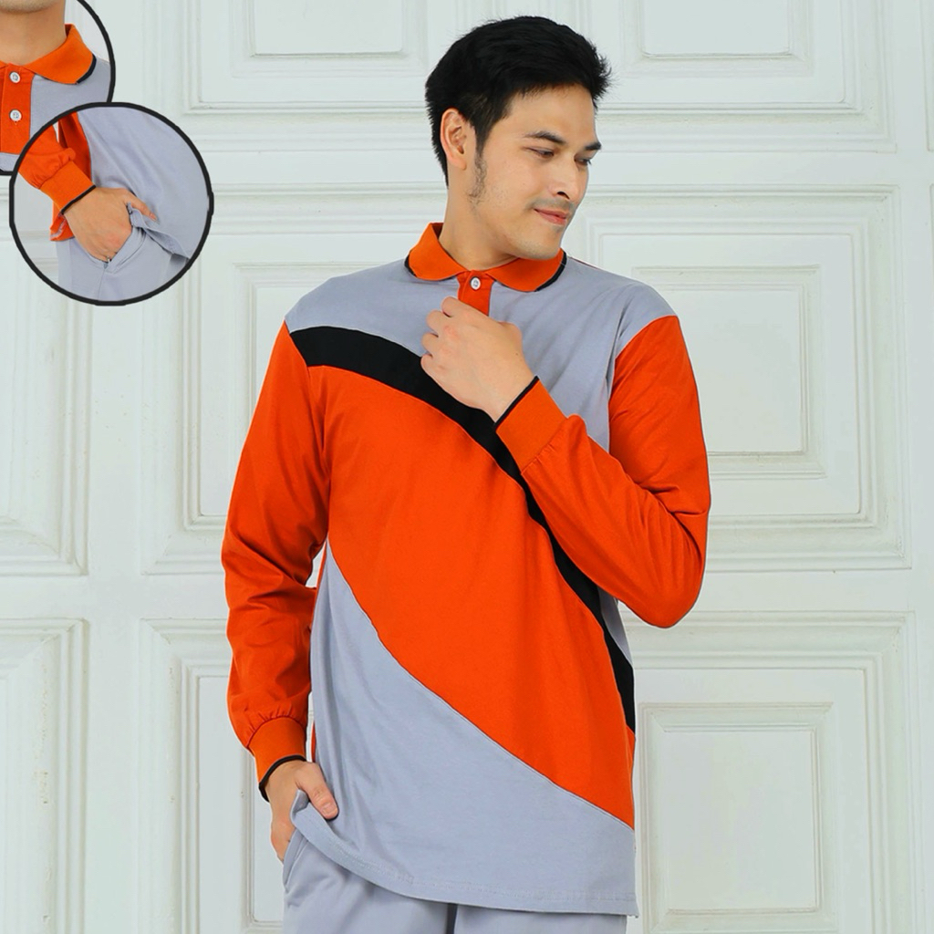 Baju Olahraga Pria Wanita Panjang//Atasan Olahraga Lengan Panjang