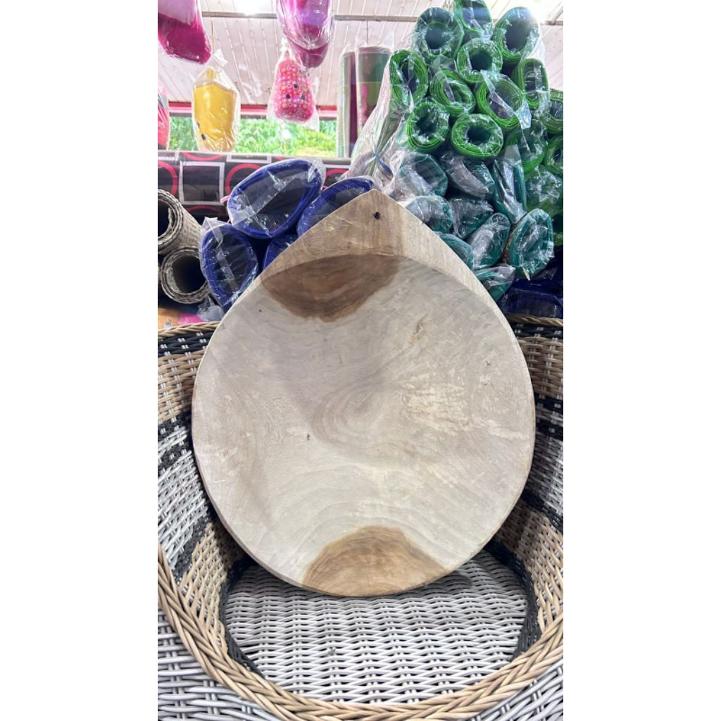 dulang emas kayu berkualitas tersedia di ukuran -+50cm terbuat dari kayu mahoni  kayu berkualitas