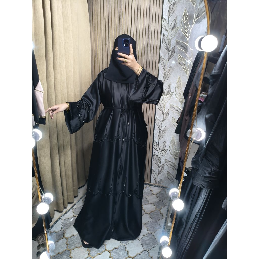 Abaya ORI Yaman Payet sultan bahan harier