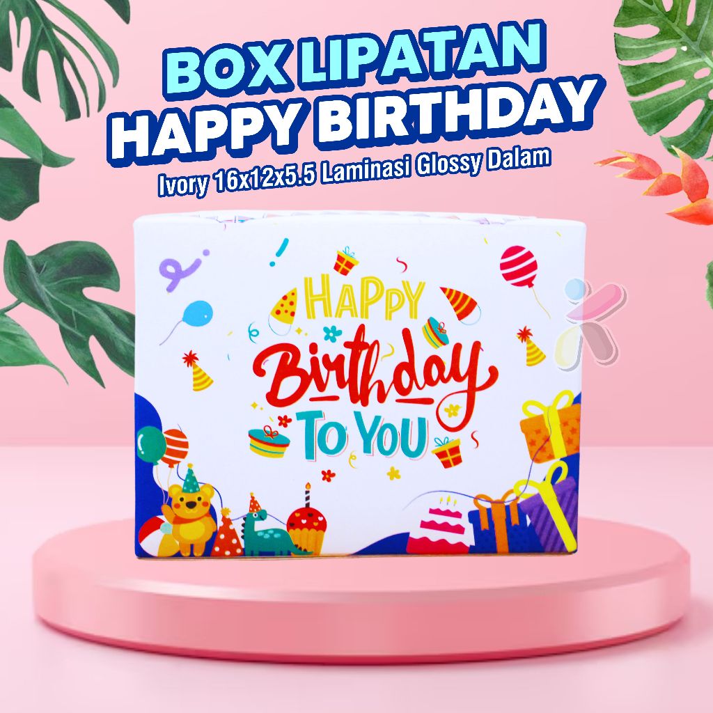 Eceran Box Nasi Ulang Tahun Anak | Dus Nasi Ultah | Nasi Kotak Ulang Tahun | Box Happy Birthday