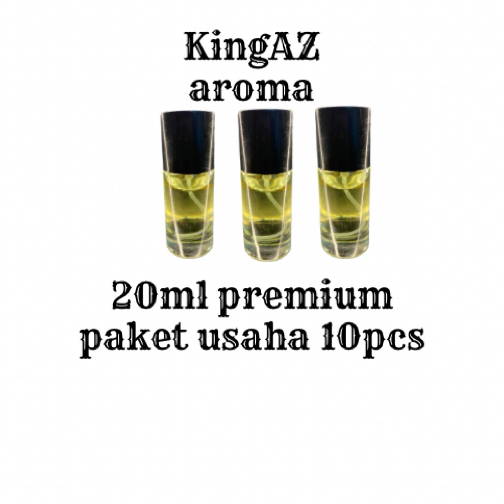 (paket usaha 10pcs) parfum 20ml premium tanpa lebel| paket usaha parfum bibit| paket usaha parfum re