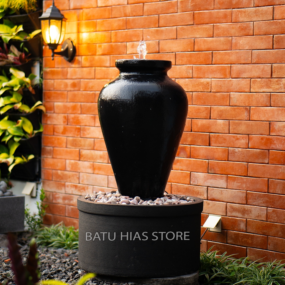 Air Mancur Taman Minimalis Modern Natural Indoor / Outdoor Dekorasi Luar Ruangan Mewah Aesthetic Uku