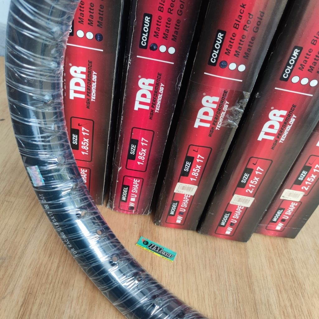 Velg tdr u shape gold matte black matte 185 215 17