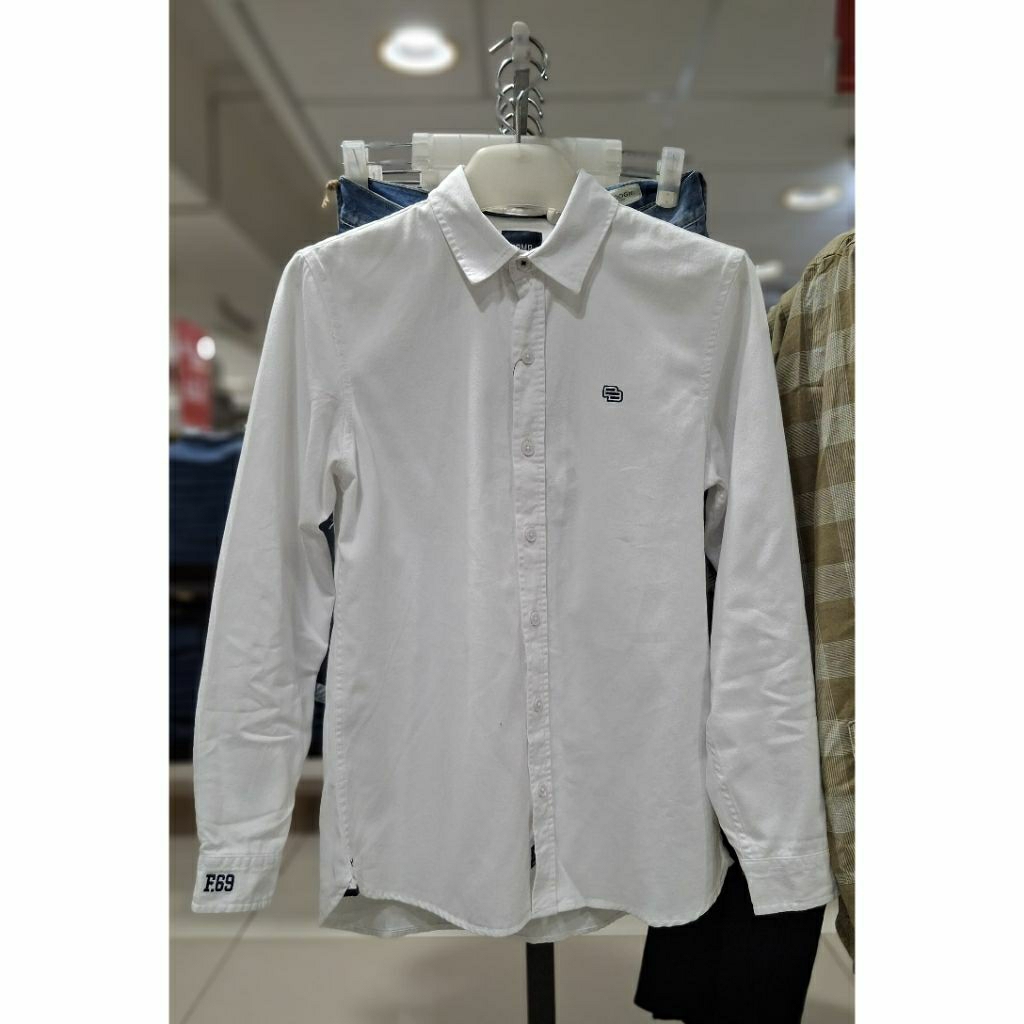 BOMBBOOGIE kemeja 100% original bombboogie kemeja bombboogie model terbaru kemeja putih pria