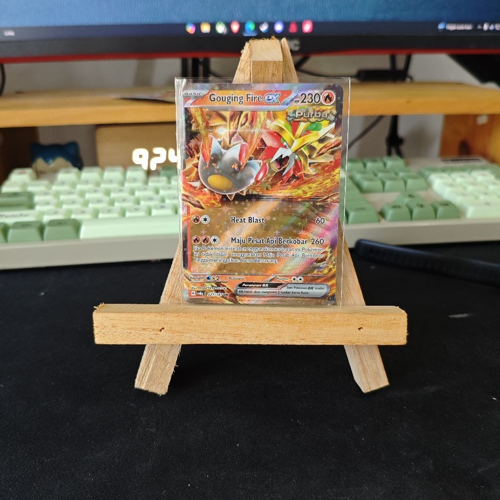Gouging Fire SV8a - Festival Terastal - RR | Kartu Pokemon TCG