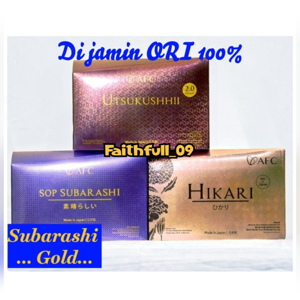 SUBA GOLD + UTSU GOLD + HIKARI MIX 3 BOX EXP TERBARU