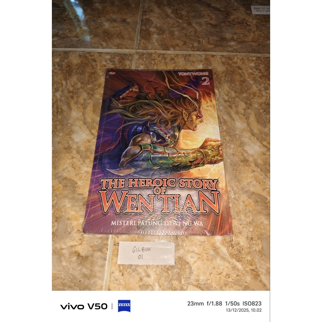 Komik The Heroic Story of Wentian - Misteri Patung Dewi Nu Wa Vol 2 by Tony Wong