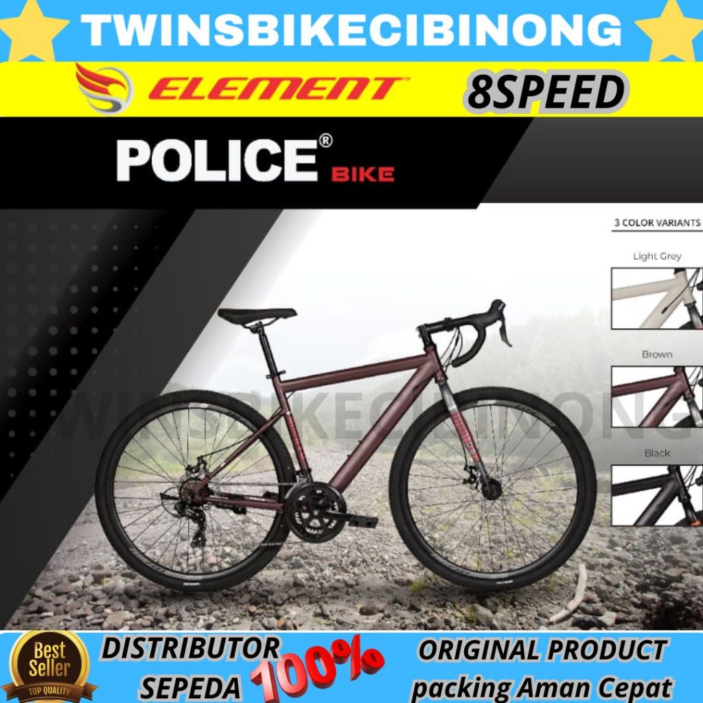 Sepeda Gravel Police TORONTO 700c 8SPEED