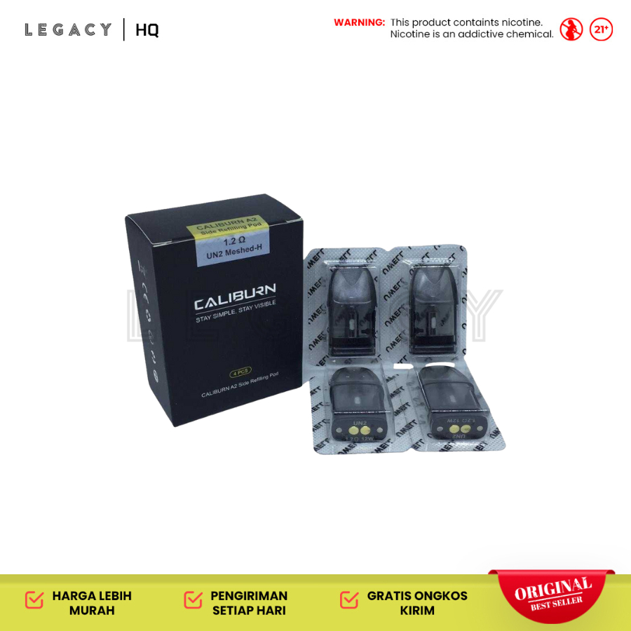 Cartridge Uwell Caliburn A2S 1.2 Ohm