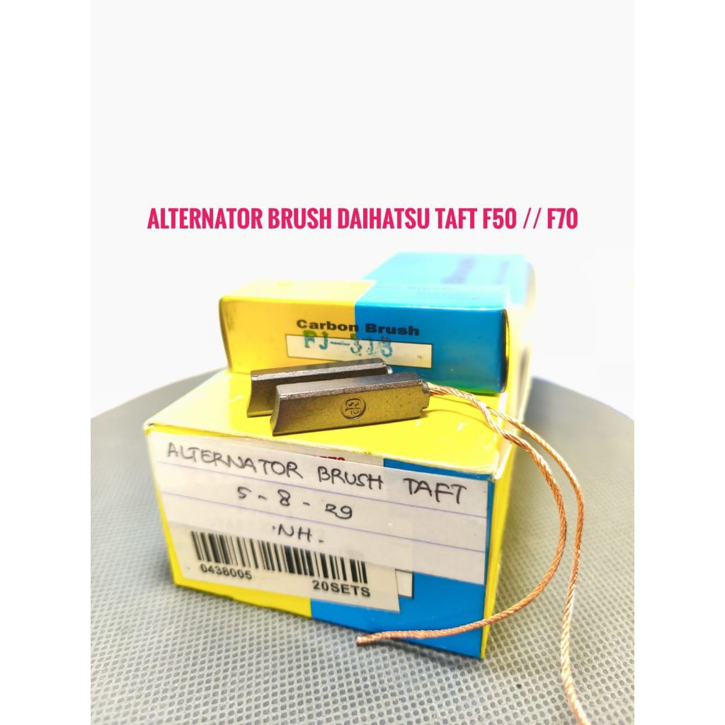 Alternator Brush Daihatsu Taft F50 // GT F70 FJ313 Carbon Brush Dinamo Pengisian Daihatsu Taft F-50 