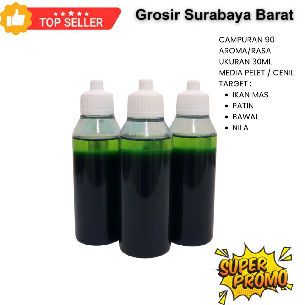 Essen Essence Esen Aroma Ikan Campuran Umpan 90 Rasa Ukuran 30ml Oplosan Terbaik Premium Ikan Tombro