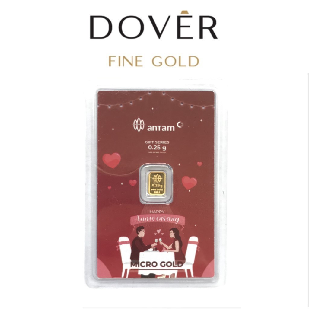 Logam Mulia Emas Micro Gold Antam x Hartadinata Abadi 0.25 gram 0,25 gr LM