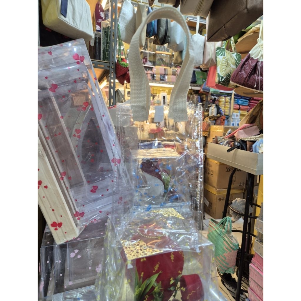 Tas Mika Transparan Kuat, Aman untuk Makanan, Tahan Lama