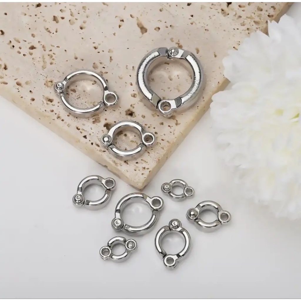 Ring borgol kaki burung cincin burung pemasangan mudah tanpa tang untuk lovebird jalak perkutut derk