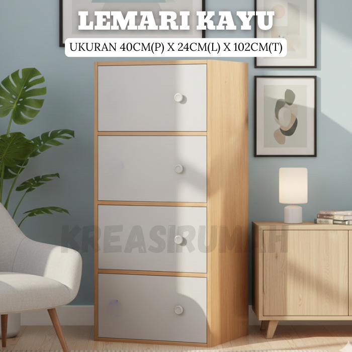 Lemari Laci Kecil Minimalis Lemari Serbaguna Kabinet Penyimpanan Lemari Kabinet Kayu