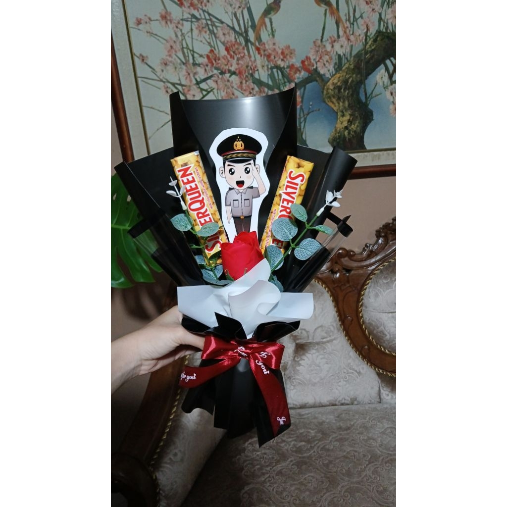 Bucket Mini Gift Batam || Bebas request gambar || bucket mini + coklat batam ready || mini gift Bata