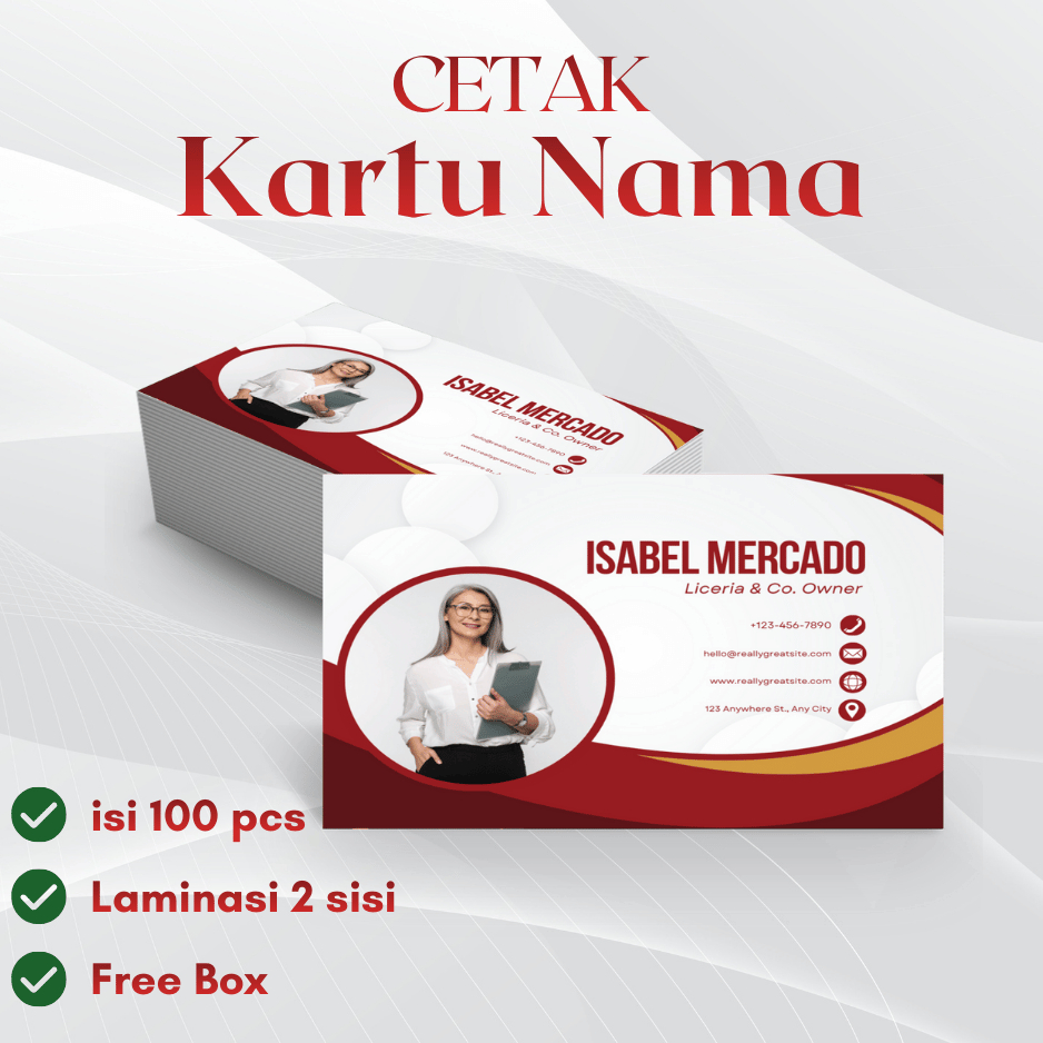 Cetak Custom Kartu nama/ID Card/Bussines Card/Member card/Name Card/Satu sisi/dua sisi/bolak balik1 