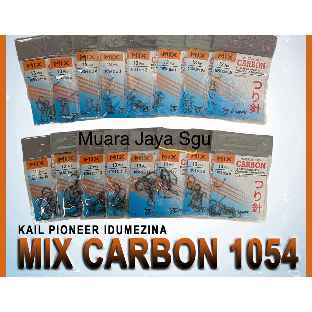Mata kail mix carbon 1054 / Kail ikan