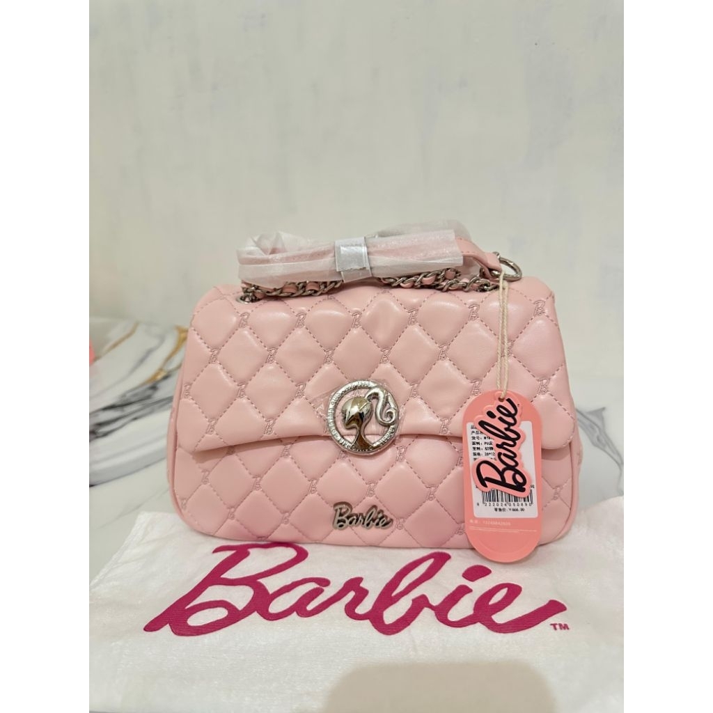 Tas Barbie Collection Barbie nikmir pink Barbie prily Barbie pink barbie ransel barbie kepang hitam