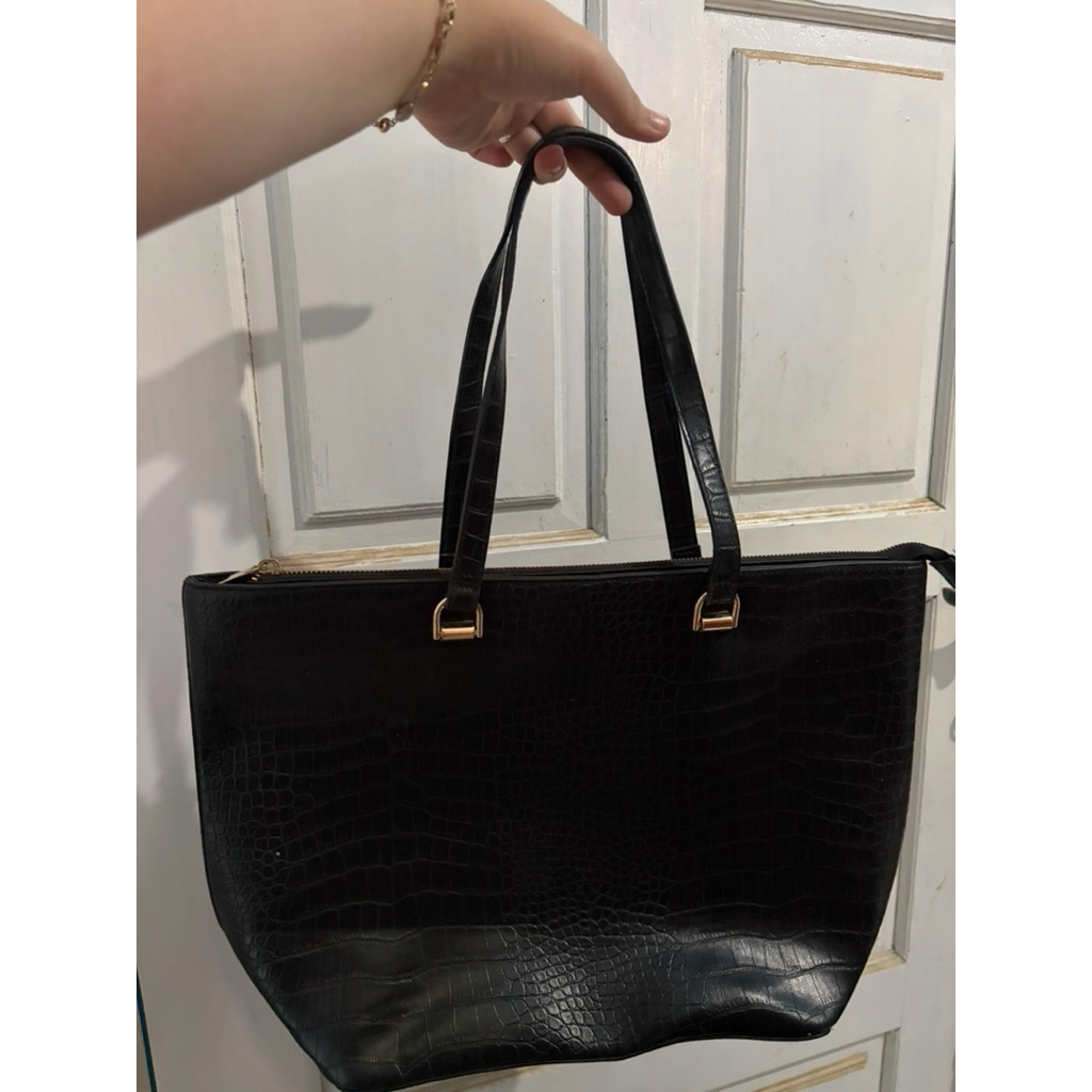 (PRELOVED) H&M ToteBag Black