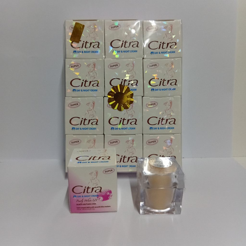 12 Pcs Cream Pemutih wajah Citra Super - Susun