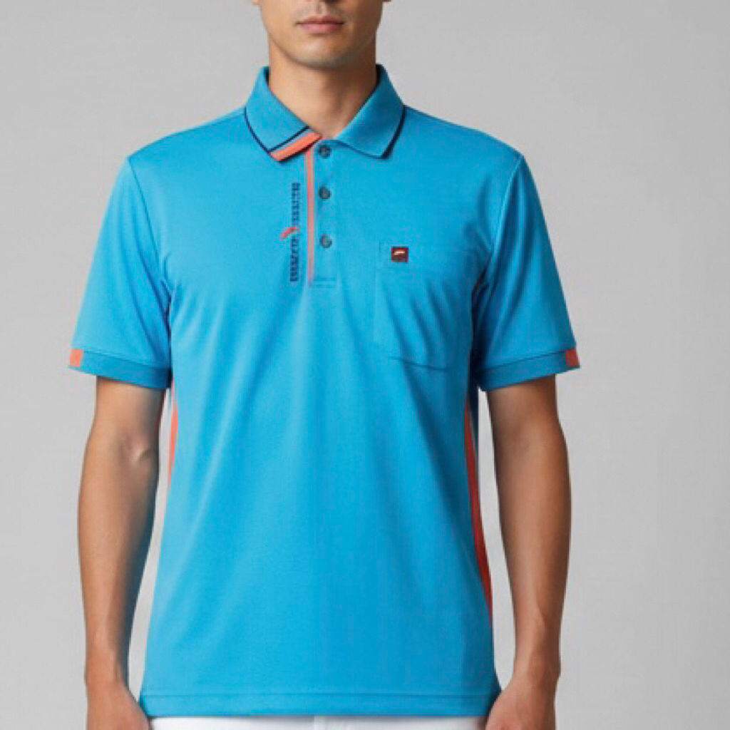 Kaos Mock Neck Pria  Tebal BALENKEY GOLF 100 Second Preloved